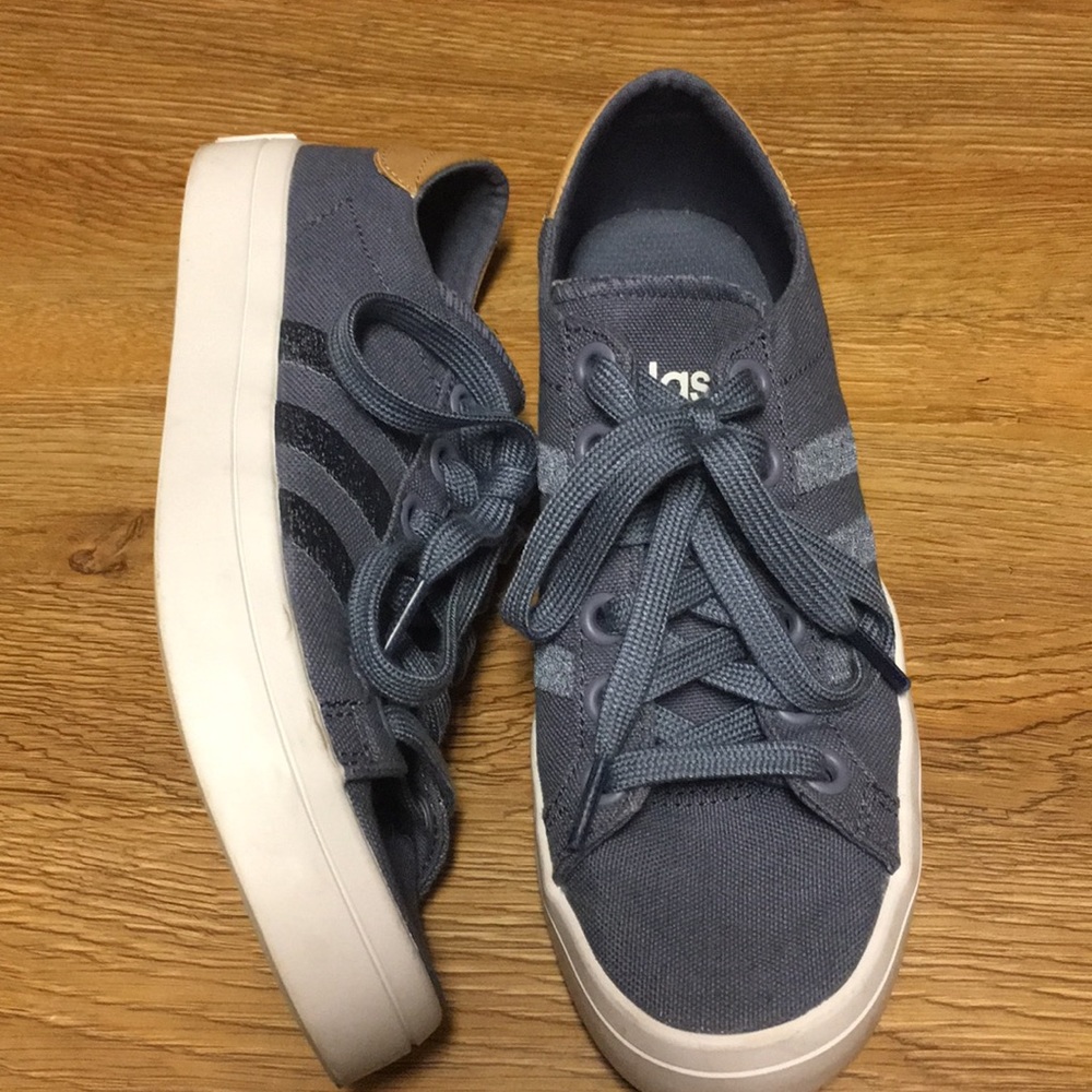 Adidas blue sneakers